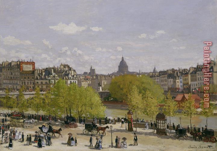 Claude Monet Quai du Louvre in Paris